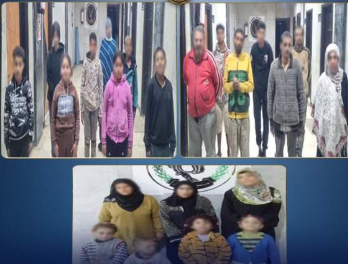 ضبط شبكة تستغل الأطفال في التسول والبيع الإلحاحي بالجيزة